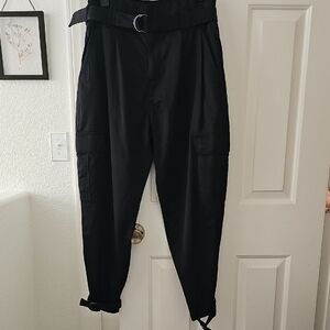 WhiteHouseBlackMarket Black Cargo Pants